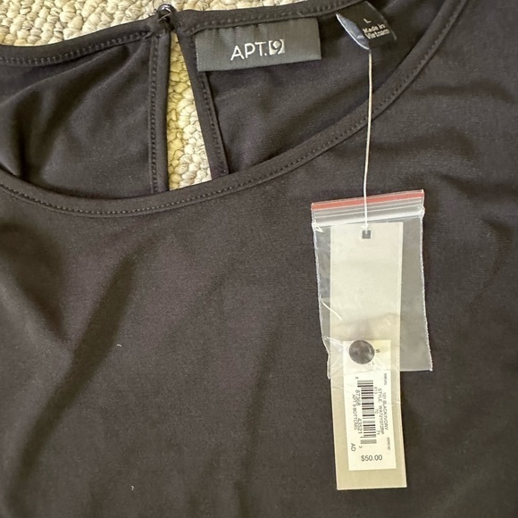 NWT Apt 9 maxi dress black and white size large - Picture 4 of 5